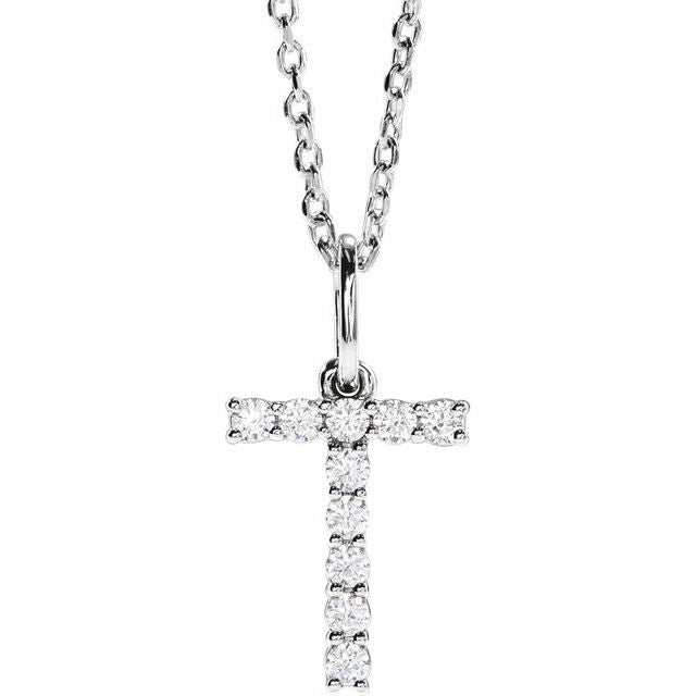 Initial Lab Diamond Pendant
