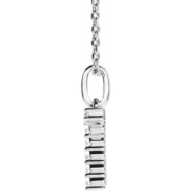 Initial Lab Diamond Pendant