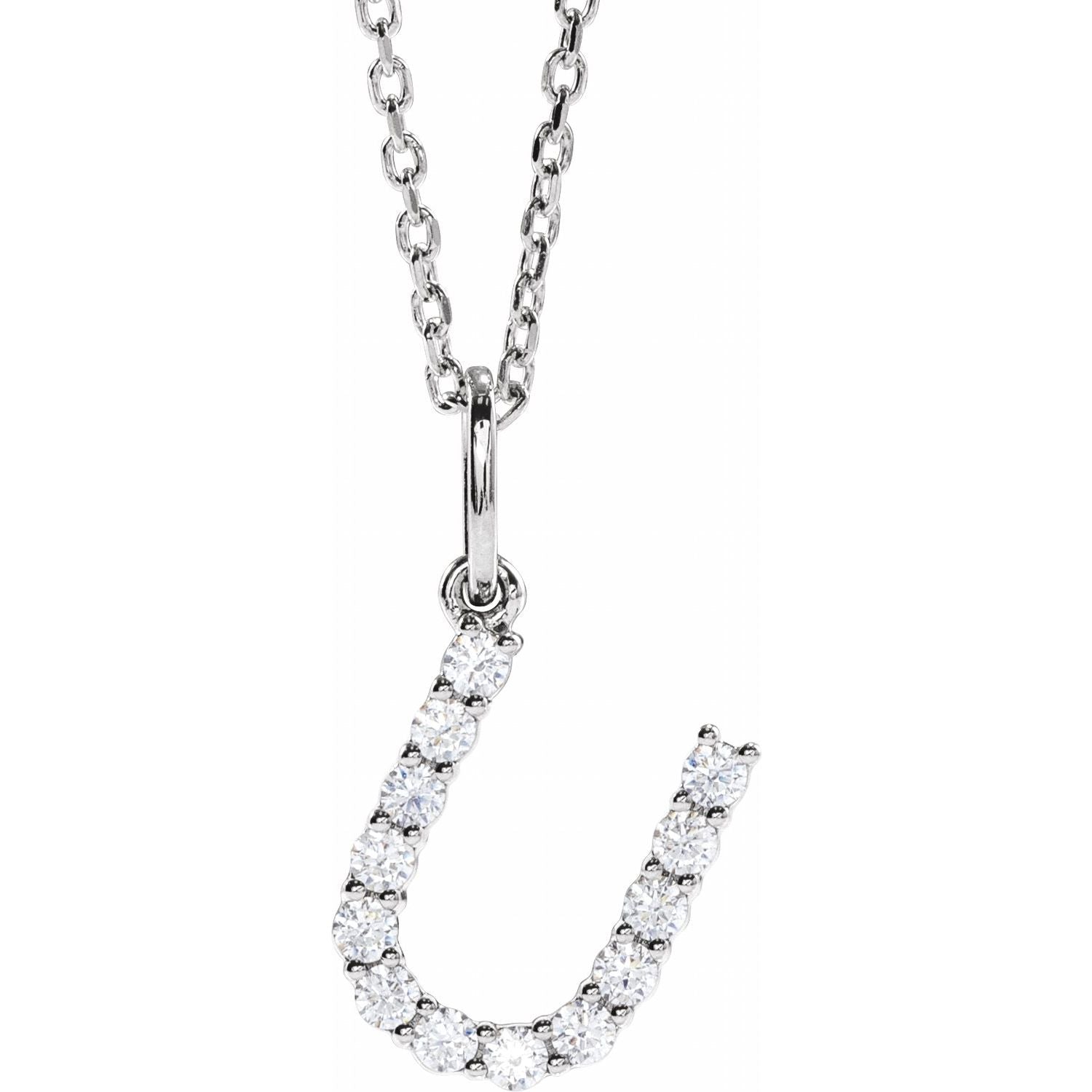 Initial Lab Diamond Pendant