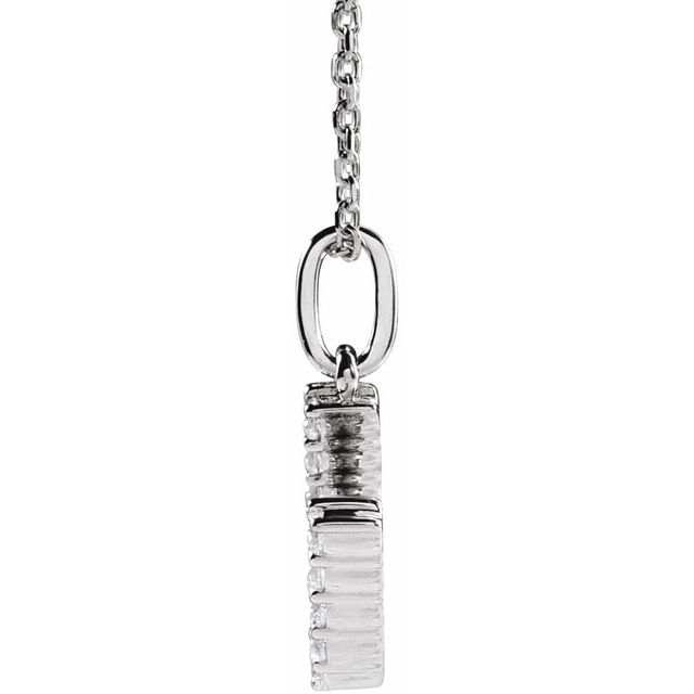 Initial Lab Diamond Pendant