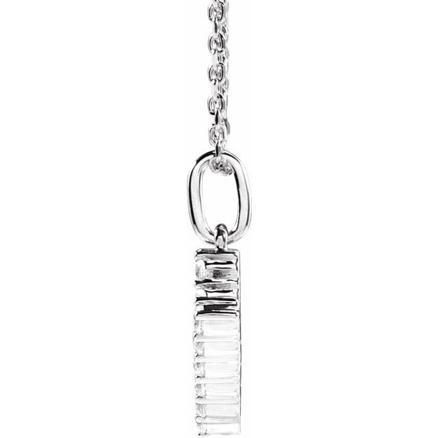 Initial Lab Diamond Pendant
