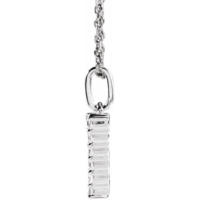 Initial Lab Diamond Pendant