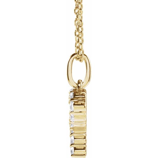Initial Lab Diamond Pendant