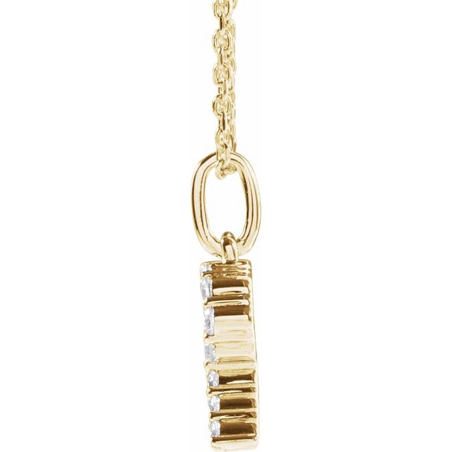 Initial Lab Diamond Pendant