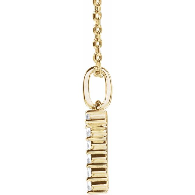 Initial Lab Diamond Pendant