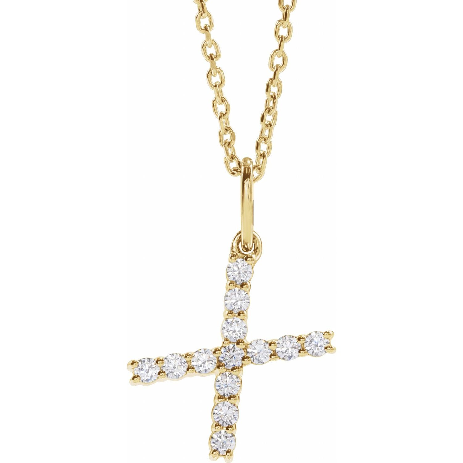 Initial Lab Diamond Pendant