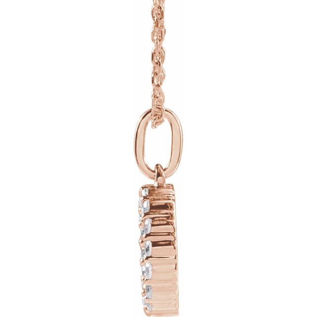 Initial Lab Diamond Pendant