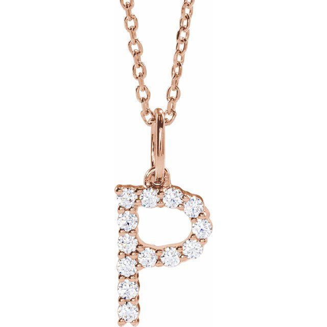 Initial Lab Diamond Pendant