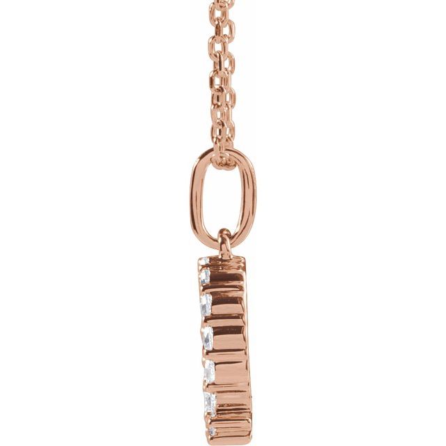 Initial Lab Diamond Pendant