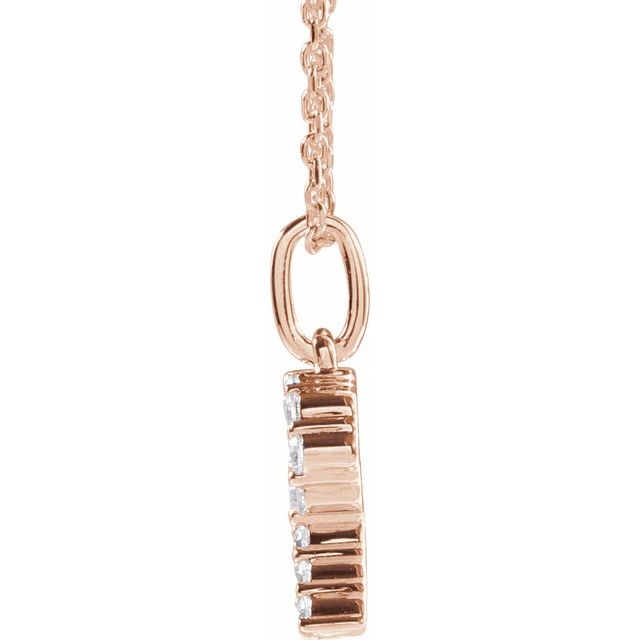 Initial Lab Diamond Pendant