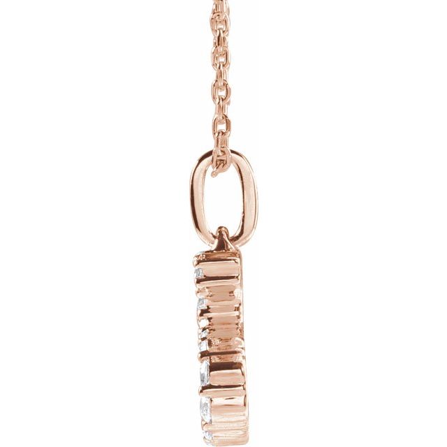Initial Lab Diamond Pendant