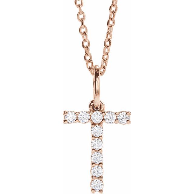 Initial Lab Diamond Pendant