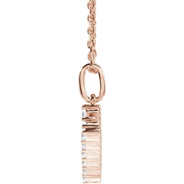 Initial Lab Diamond Pendant