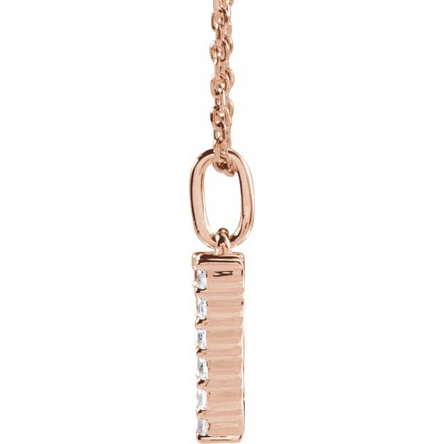 Initial Lab Diamond Pendant