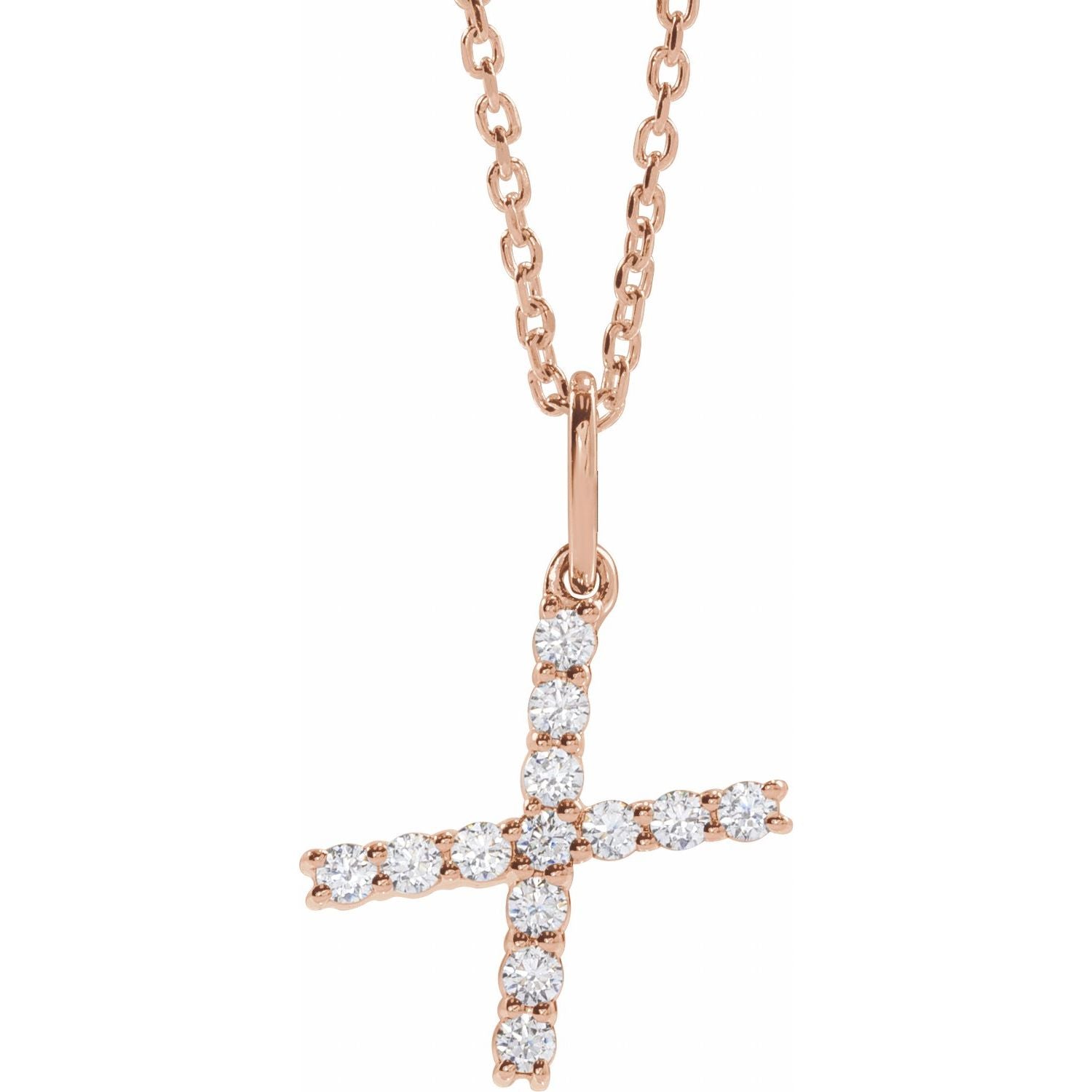Initial Lab Diamond Pendant