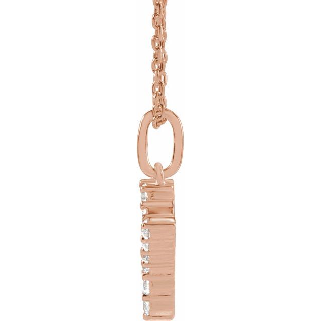 Initial Lab Diamond Pendant
