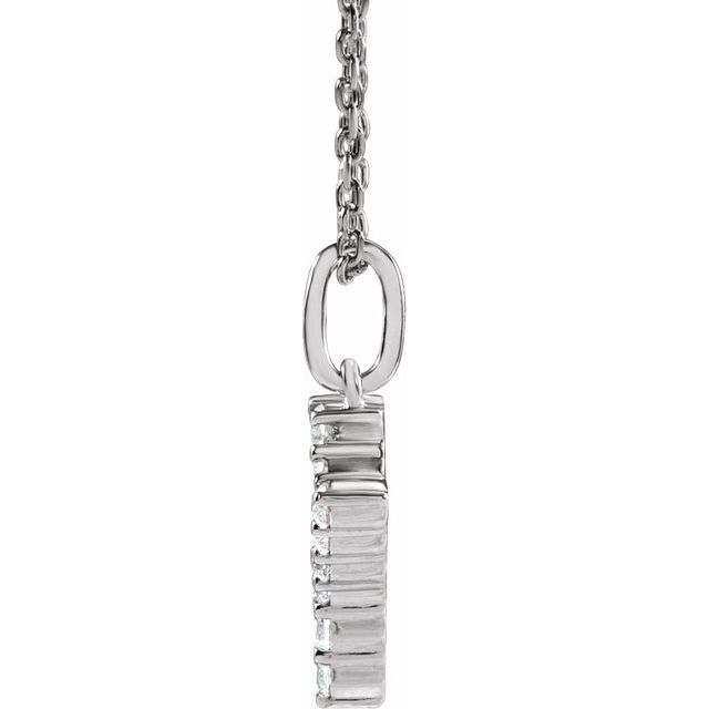 Initial Lab Diamond Pendant
