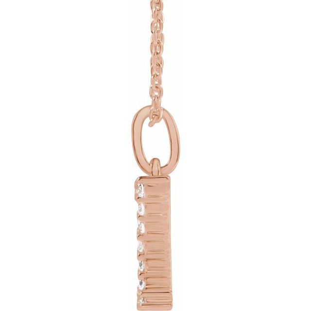 Initial Lab Diamond Pendant