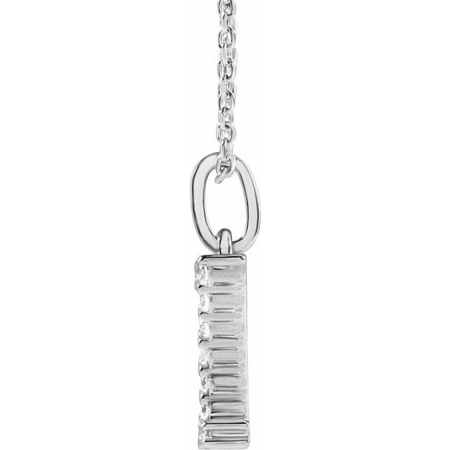 Initial Lab Diamond Pendant