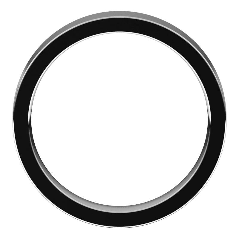 4mm Flat Satin Finish Comfort Fit Wedding Ring