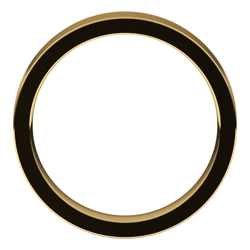 4mm Flat Satin Finish Comfort Fit Wedding Ring