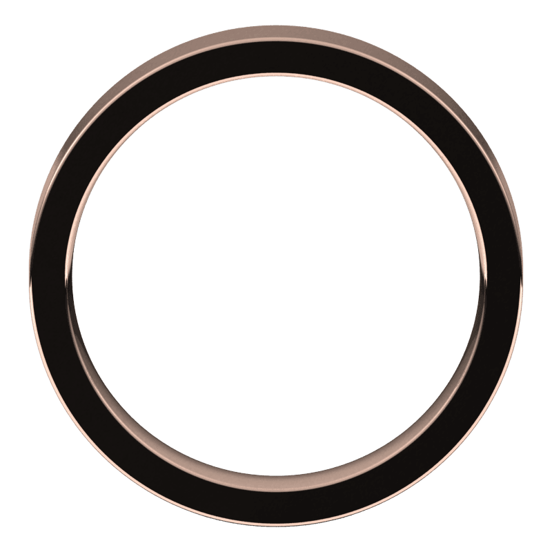 4mm Flat Satin Finish Comfort Fit Wedding Ring