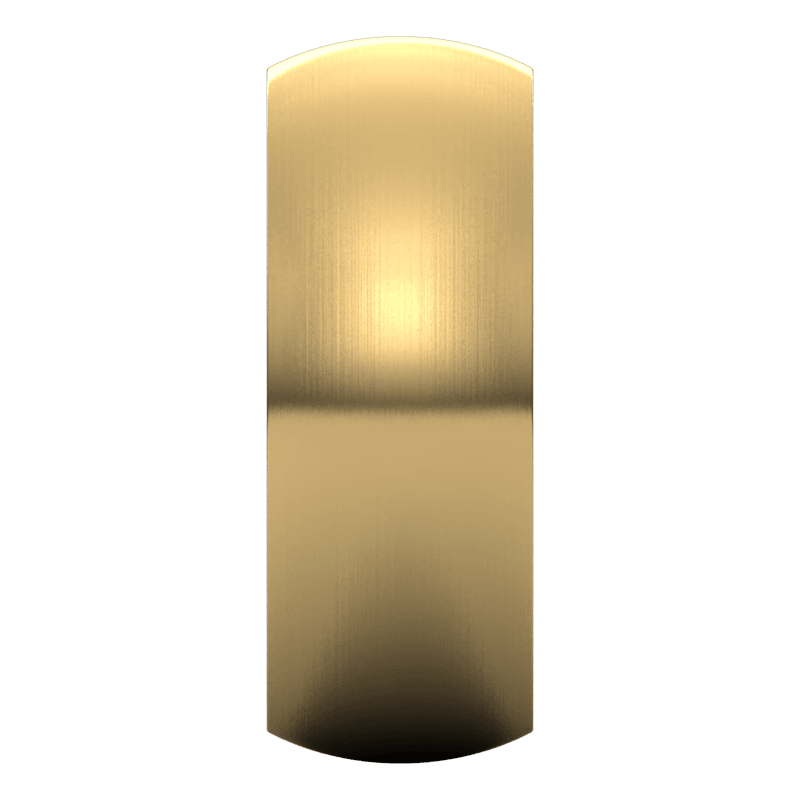 8 毫米半圆形缎面内圈贴合结婚戒指