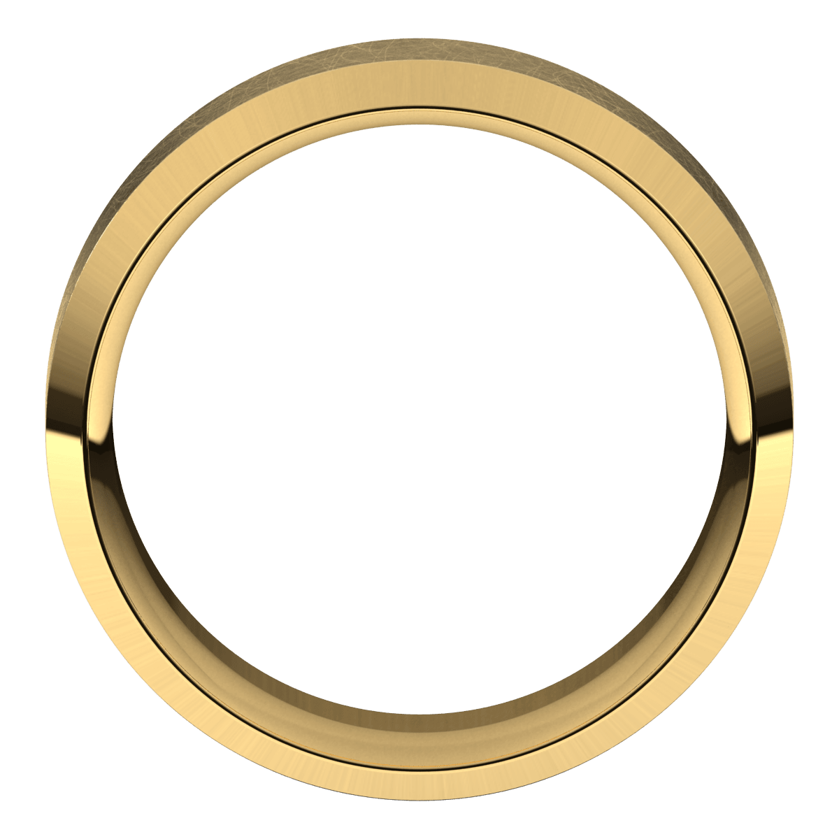 8 毫米平斜边冰纹内圈贴合结婚戒指