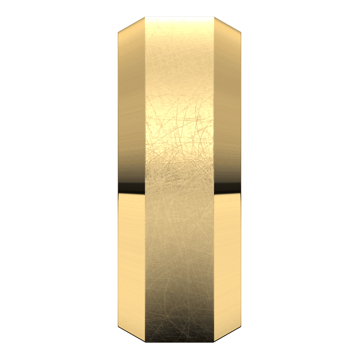 8 毫米平斜边冰纹内圈贴合结婚戒指