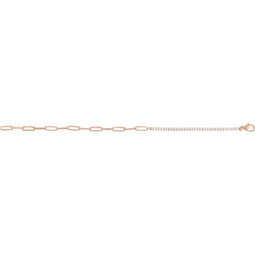 14K Gold Natural Diamond Line Bracelet