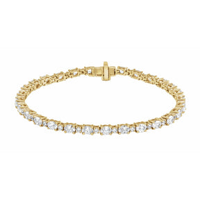 14K Gold Lab-Grown Diamond Line Bracelet