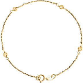 14K Gold Youth Station Bracelet