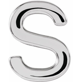 14K Gold Single Initial A-Z Earring