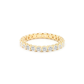 14K/18K Gold 24 Stones Full Eternity Band