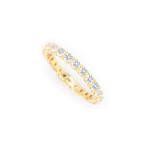 14K/18K Gold 24 Stones Full Eternity Band