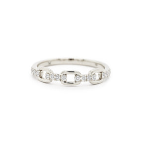 14K/18K Gold 16 Diamonds Stackable Band