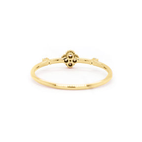 Elegant 6-Diamond Stackable Band in Luxurious 14K Gold