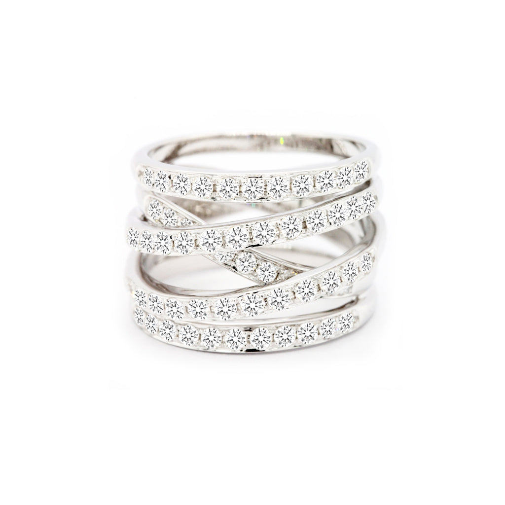 Exquisite 14K & 18K Gold Stackable Anniversary Band