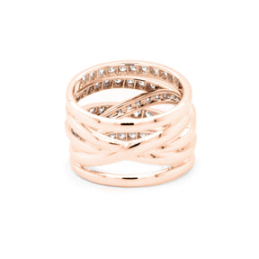 Exquisite 14K & 18K Gold Stackable Anniversary Band