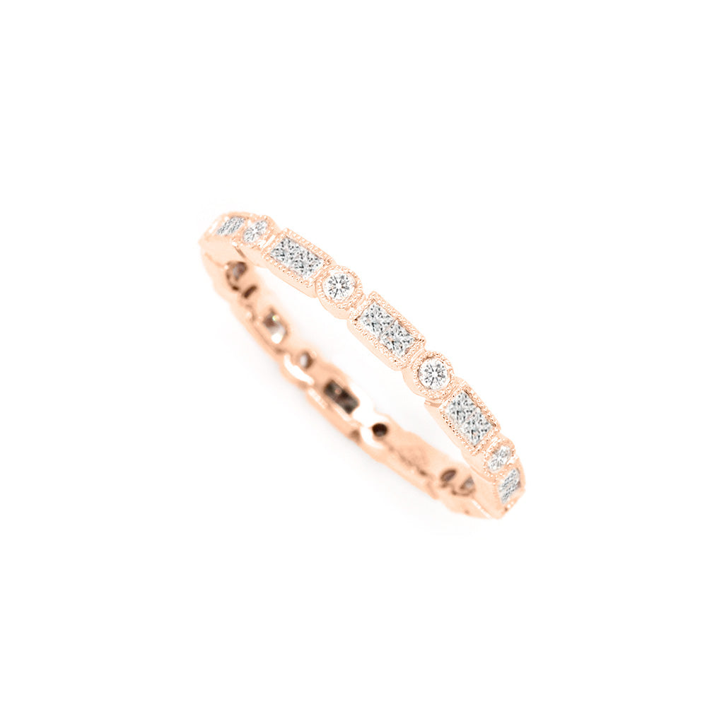 18K Gold 30 Diamonds Full Eternity Band