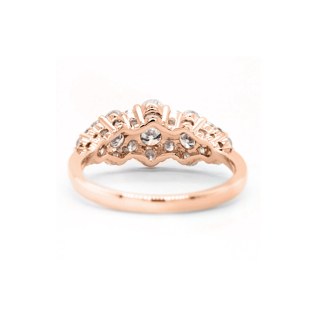 Luxurious 14K/18K Gold Stackable Anniversary Band