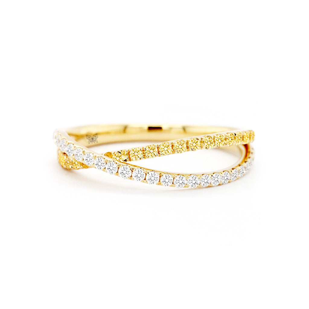 14K & 18K Diamond Fashion Stackable Anniversary Band