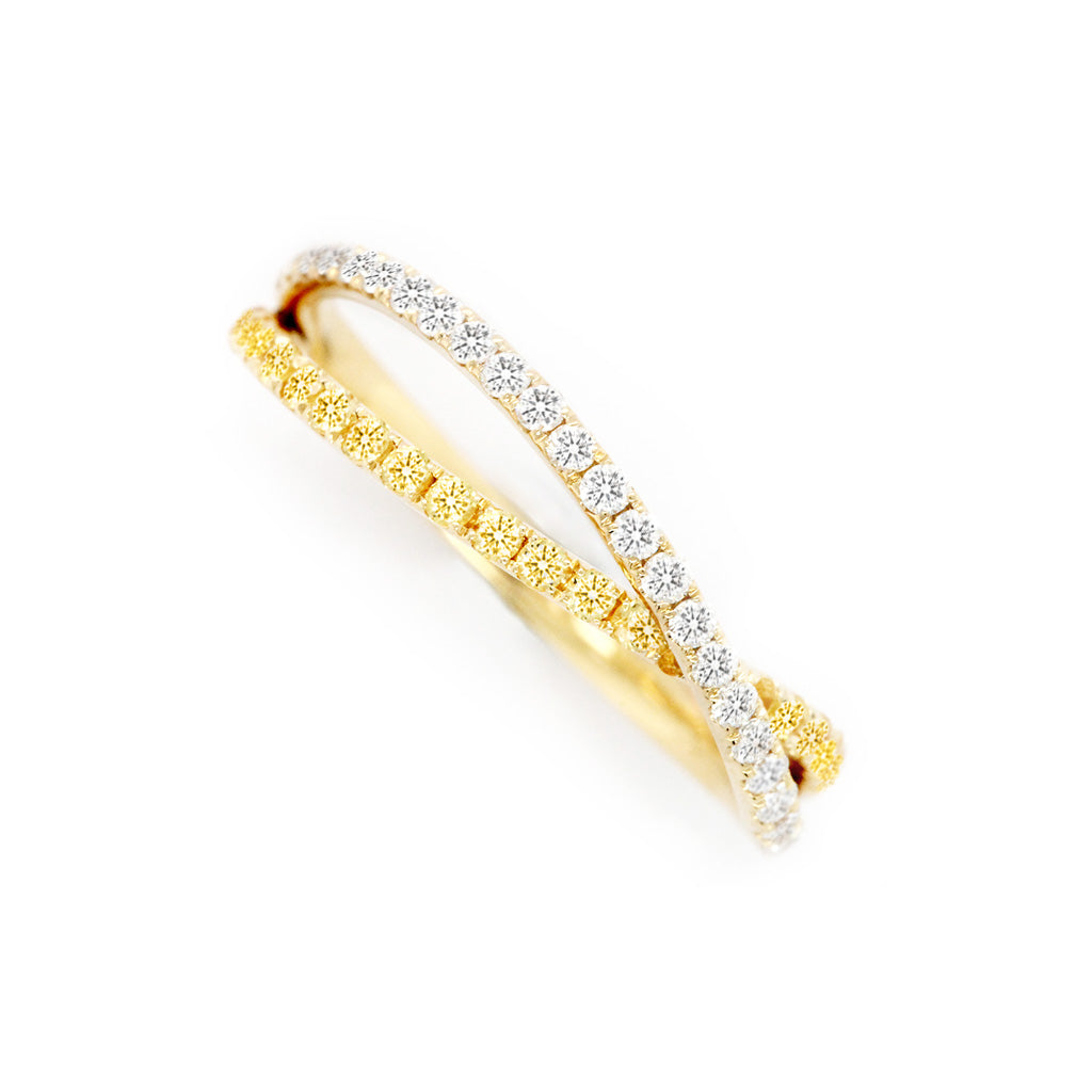 14K & 18K Diamond Fashion Stackable Anniversary Band