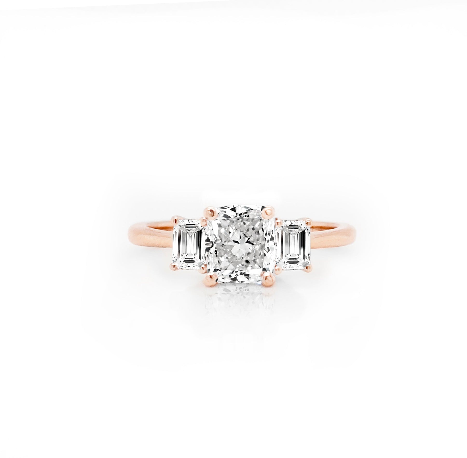 Seraphina Three Stone Engagement Ring