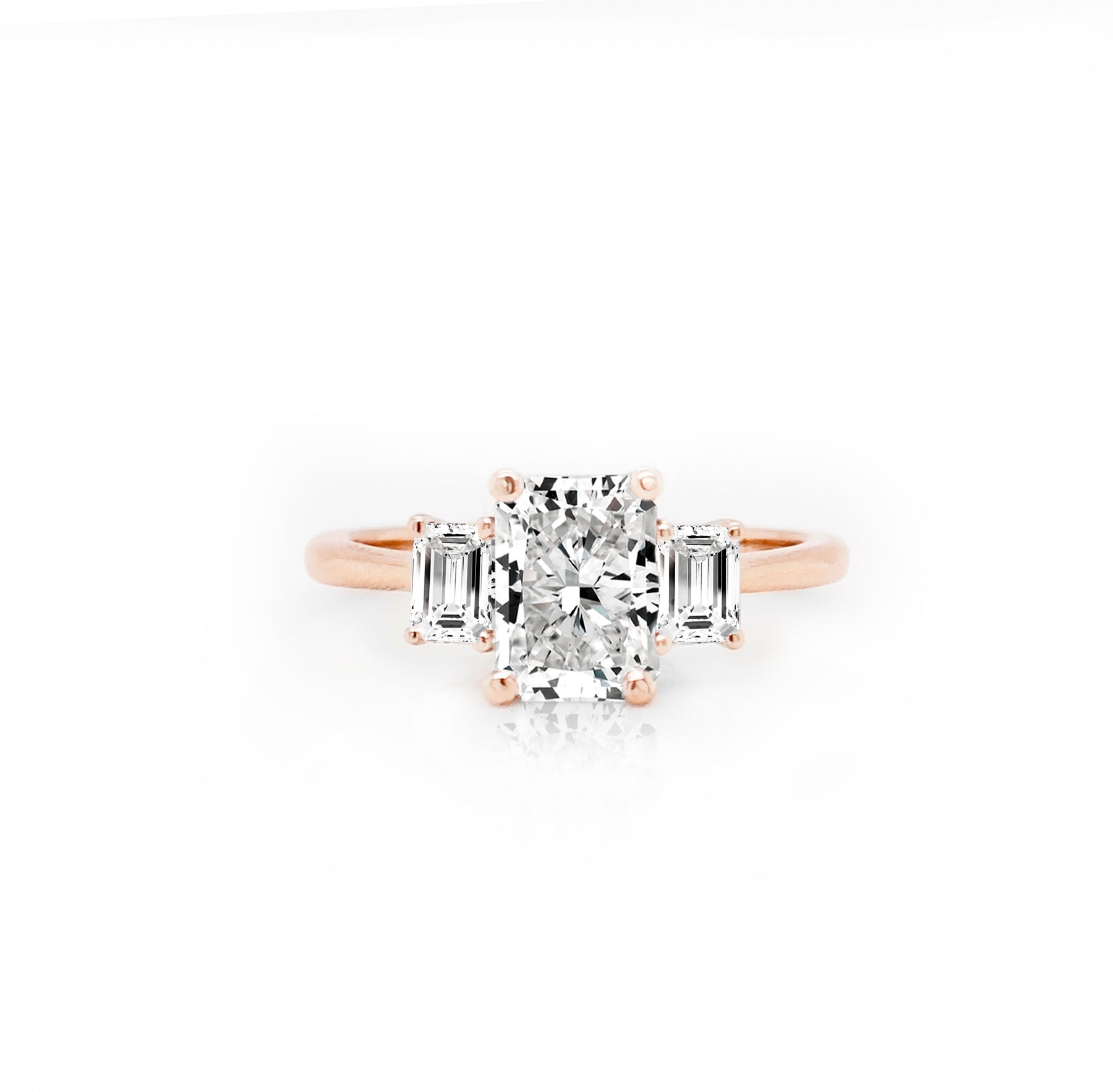 Seraphina Three Stone Engagement Ring