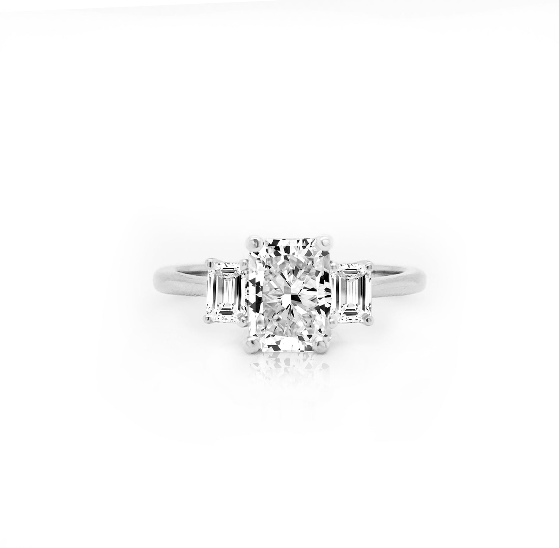 Seraphina Three Stone Engagement Ring