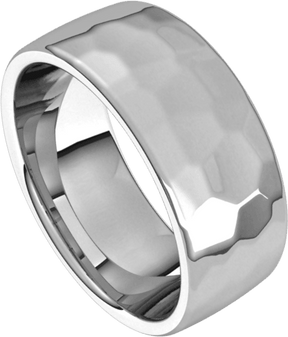 8mm European Rock Finish Comfort Fit Wedding Ring