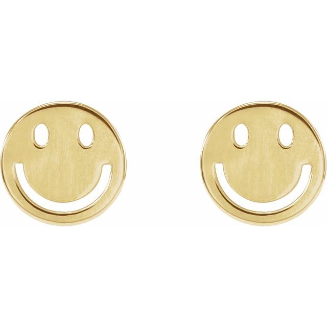 Smiley Coin Earring Silver | Wildthings Collectables –  Wildthings_collectables