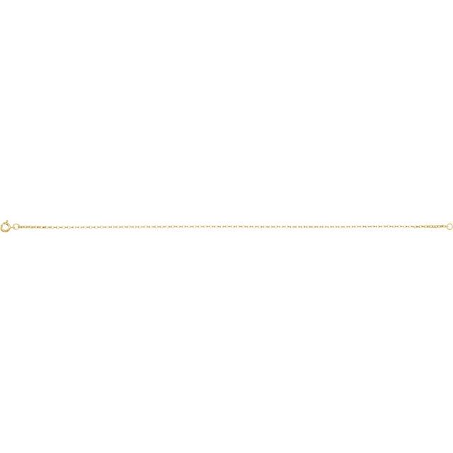 14K Gold 1.1 mm Rolo Chain