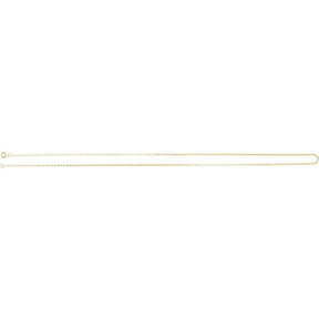 14K Gold 1.1 mm Rolo Chain